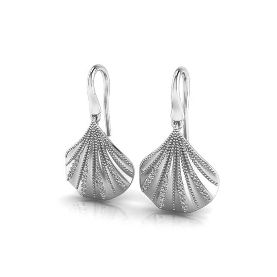 Boucles d'oreilles Louise argenté