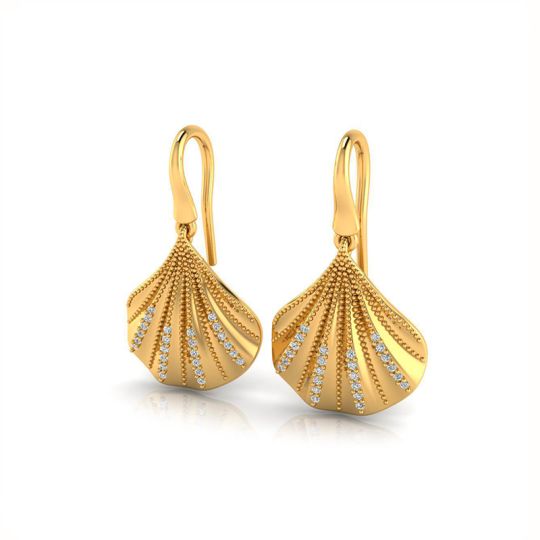 Boucles d'oreilles Louise doré