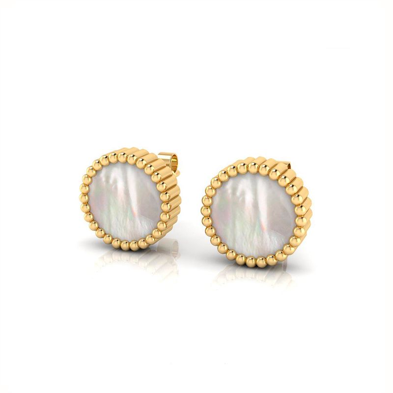 Boucles d'oreilles Léna plaqué or-Boucles d'oreilles-Enomis