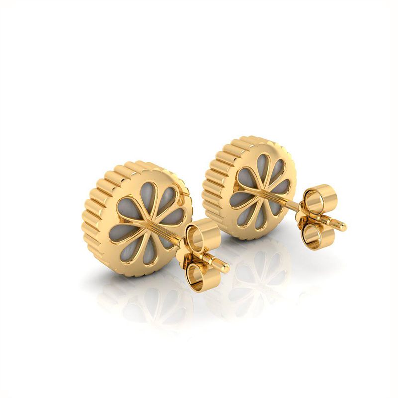 Boucles d'oreilles Léna plaqué or-Boucles d'oreilles-Enomis