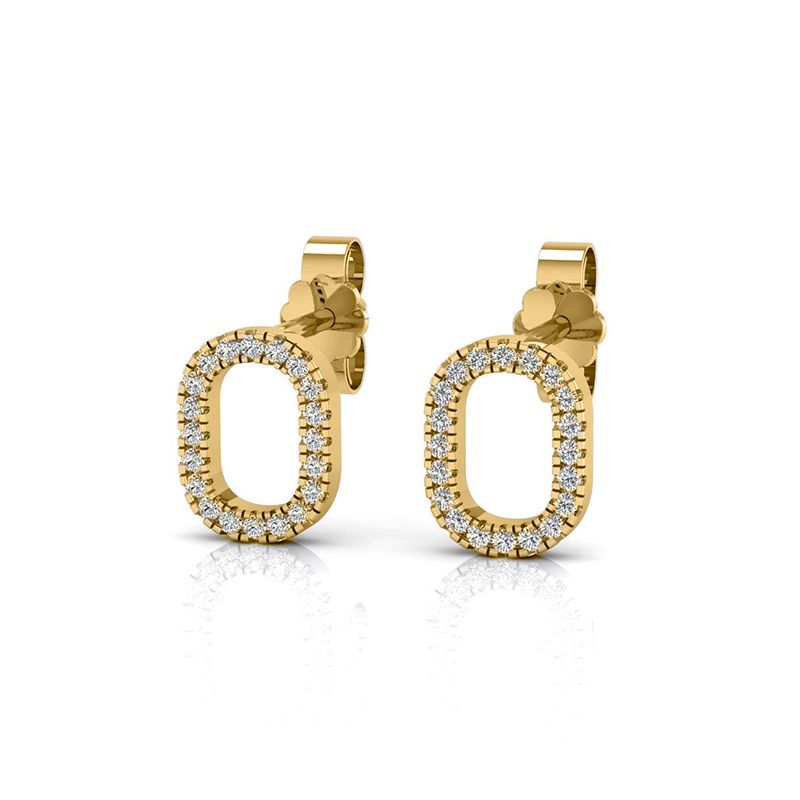 Boucles d'oreilles Emma plaqué or-Boucles d'oreilles-Enomis