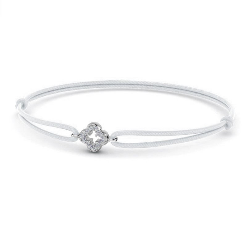 Trèfles 0.06 CT GVS1-Bracelets Diamour-Enomis