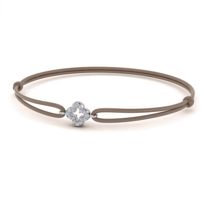 Trèfles 0.06 CT GVS1-Bracelets Diamour-Enomis
