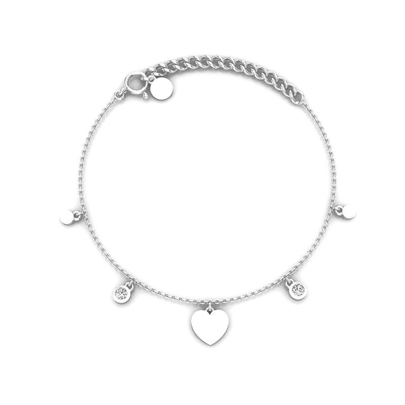 Bracelet Alex argenté-Bracelets fins-Enomis