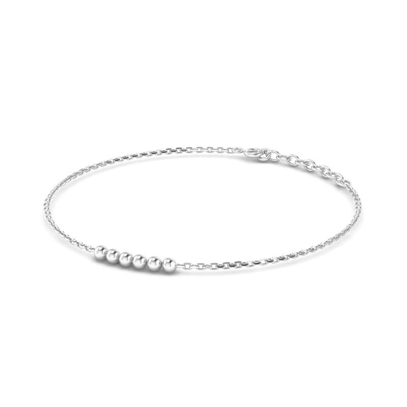 Bracelet Rosalia argenté-Bracelets-Enomis