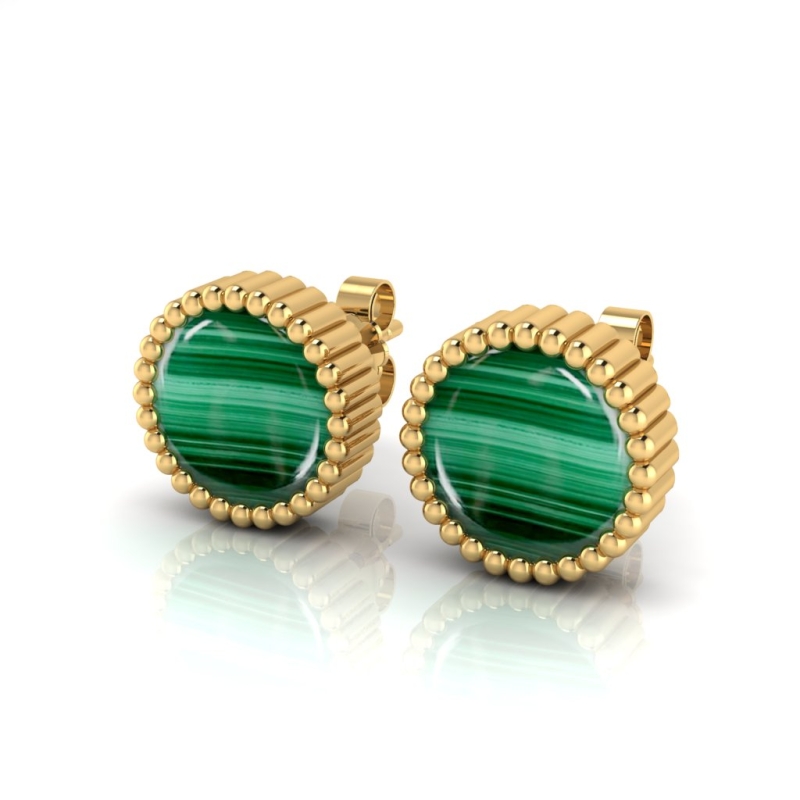 Boucles d'oreilles Léna plaqué or-Boucles d'oreilles-Enomis