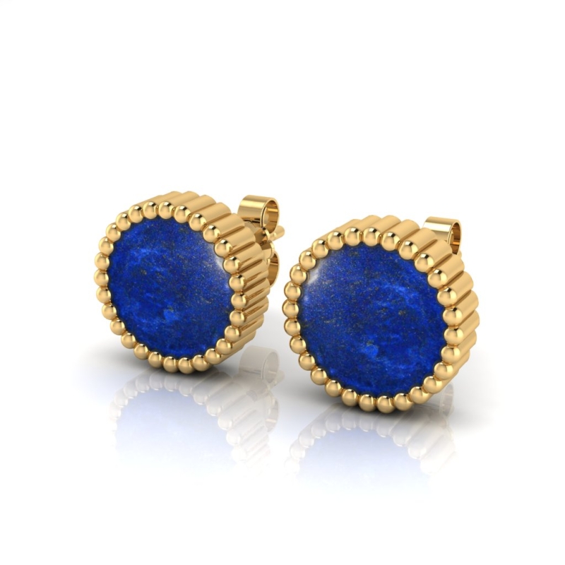 Boucles d'oreilles Léna plaqué or-Boucles d'oreilles-Enomis