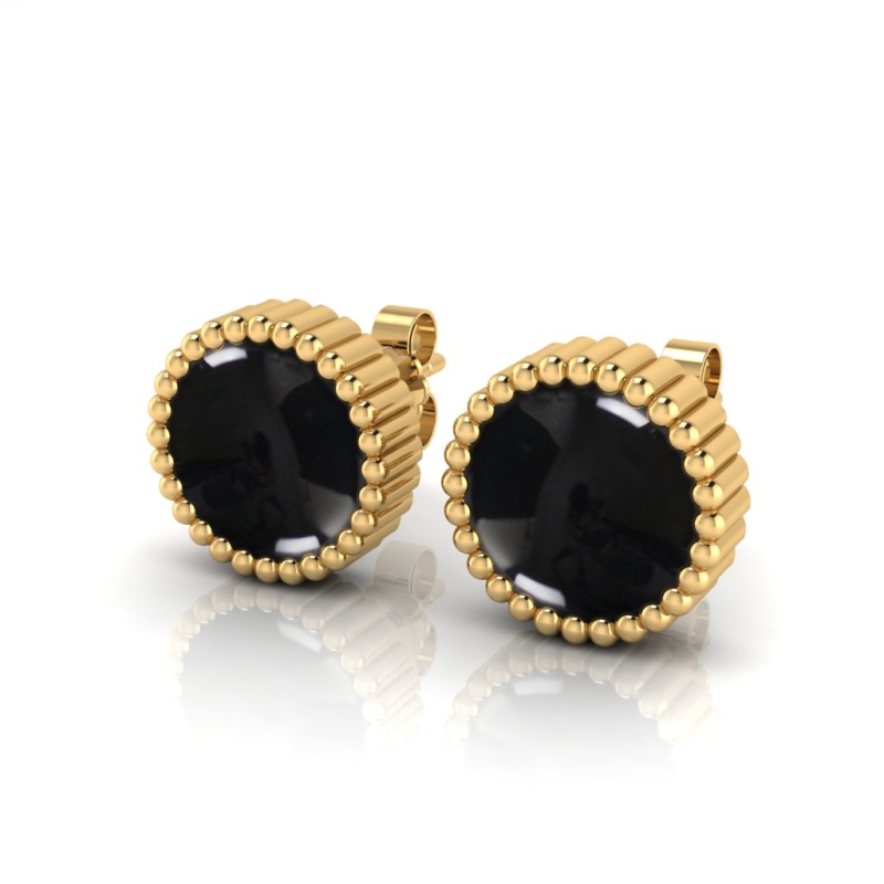 Boucles d'oreilles Léna plaqué or-Boucles d'oreilles-Enomis