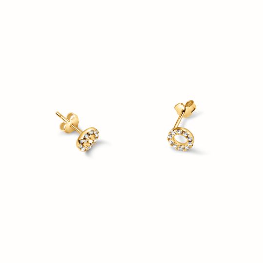 Boucles d'oreilles Diane doré