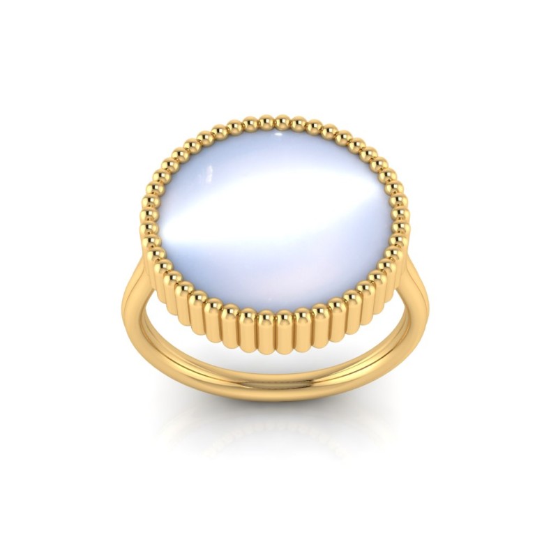 Bague Alma plaqué or-Bagues-Enomis