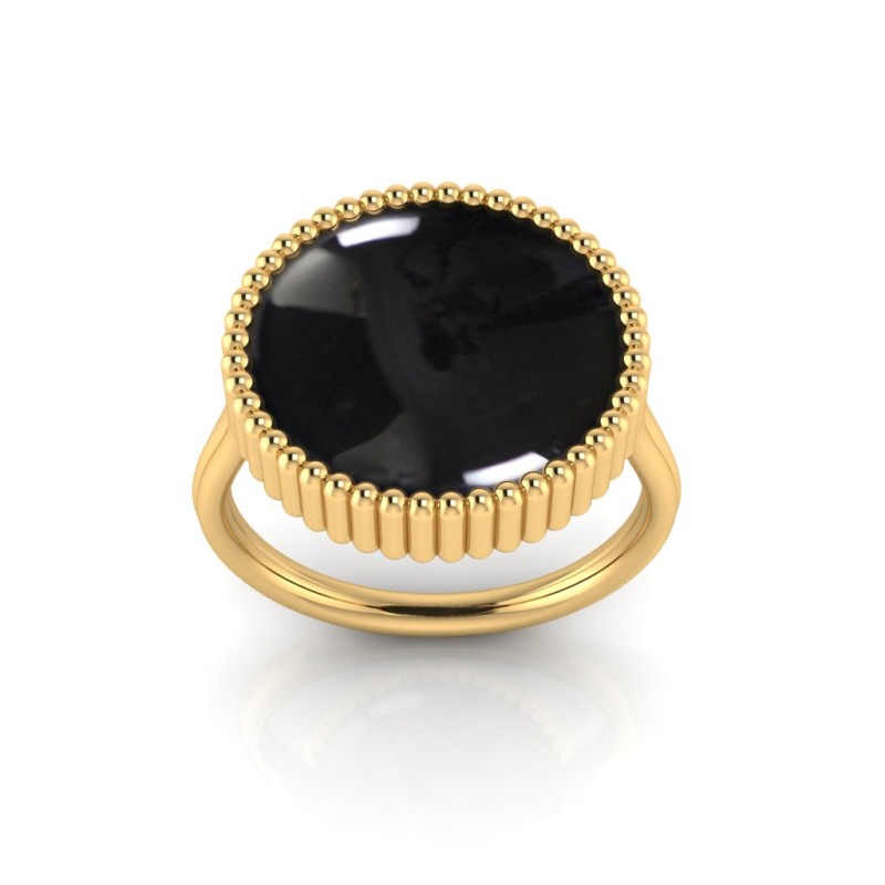 Bague Alma plaqué or-Bagues-Enomis