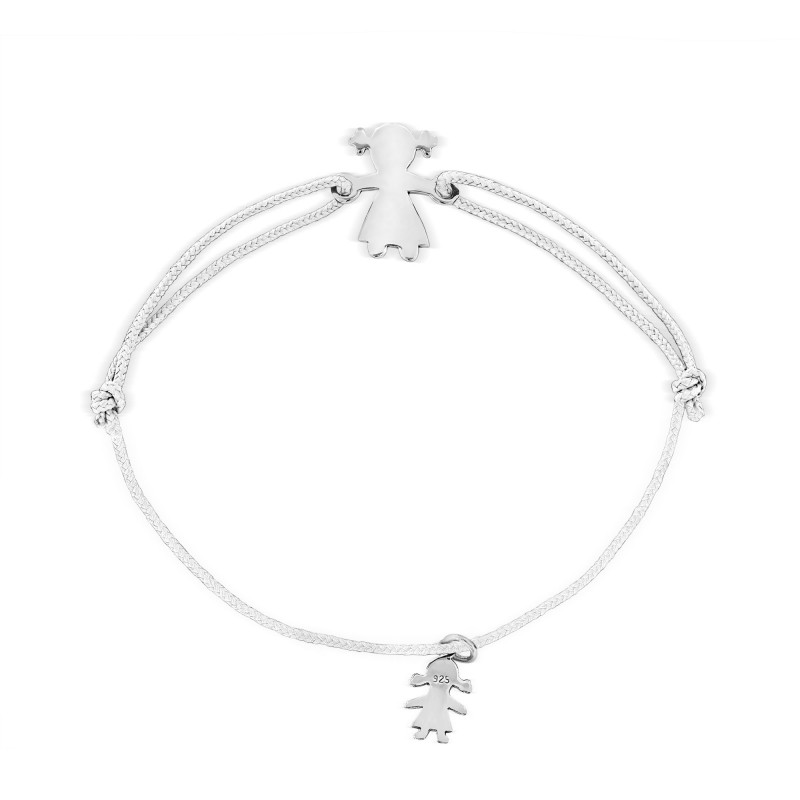 Bracelet cordon motif Argent 925
