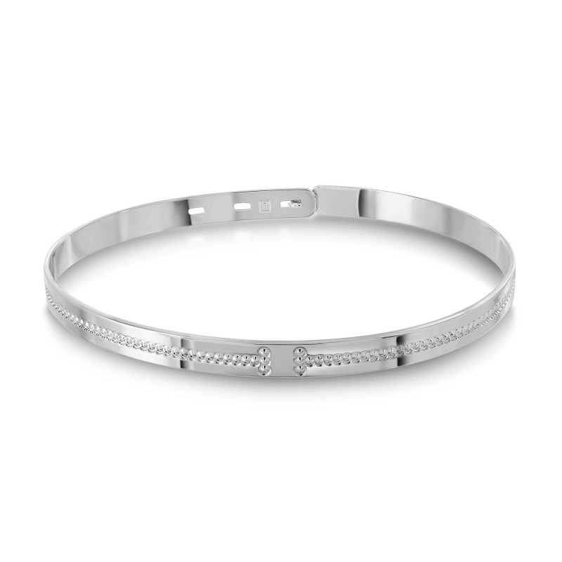 Bague Jonc Vintage En Argent 925 - Diamètre Intérieur 59 Mm - Style Ancien