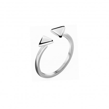 BAGUE DOUBLE TRIANGLE