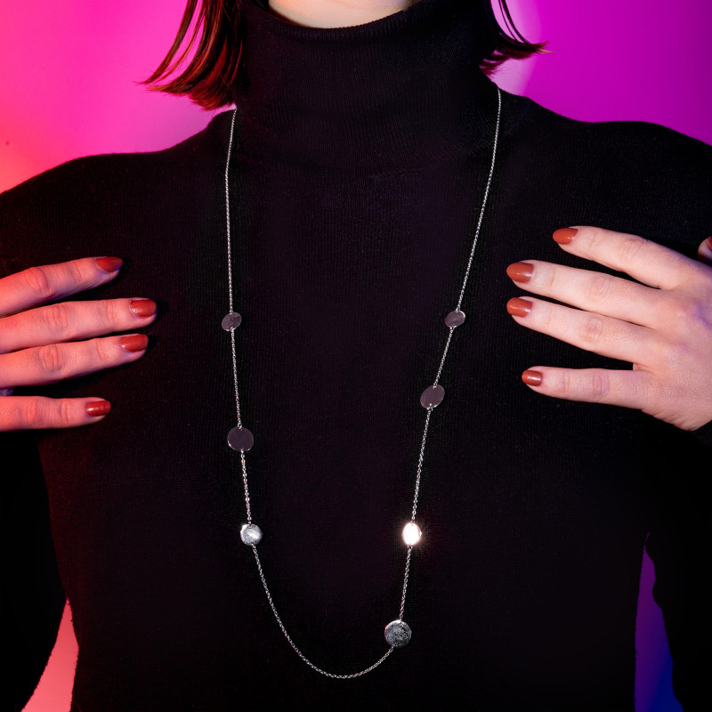 Mina long necklace-Long necklaces-Enomis