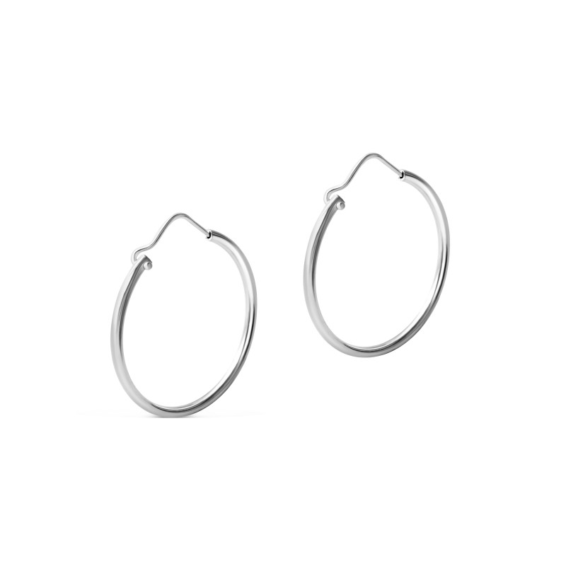 Nathaniel 35mm earrings-Hoop earrings-Enomis