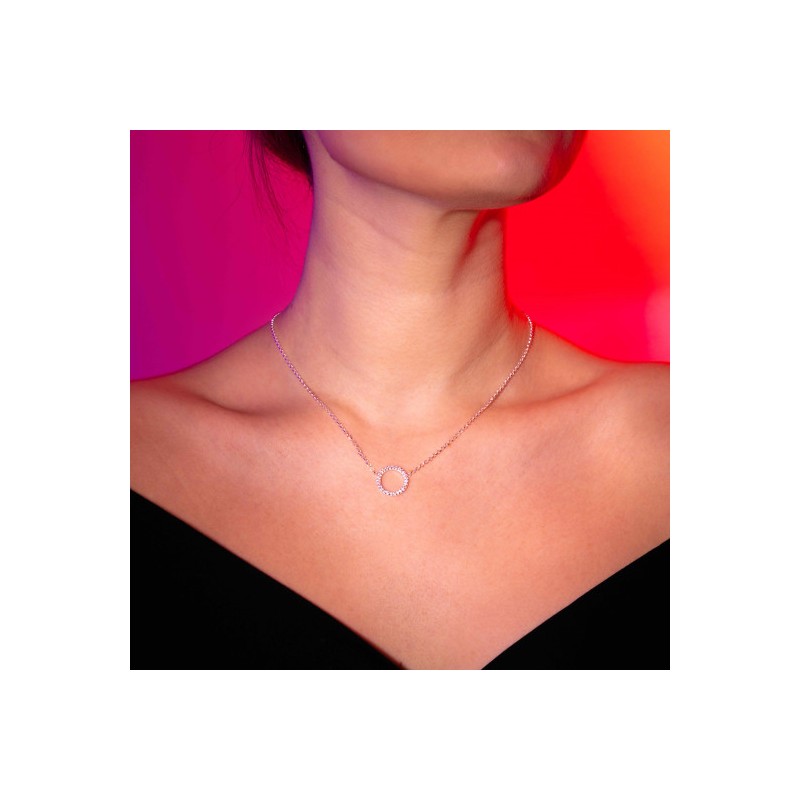Dahlia 15mm necklace-Delicate necklaces-Enomis