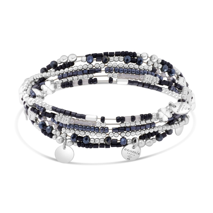 Bracelet Camila Noir-Bracelets élastiques-Enomis