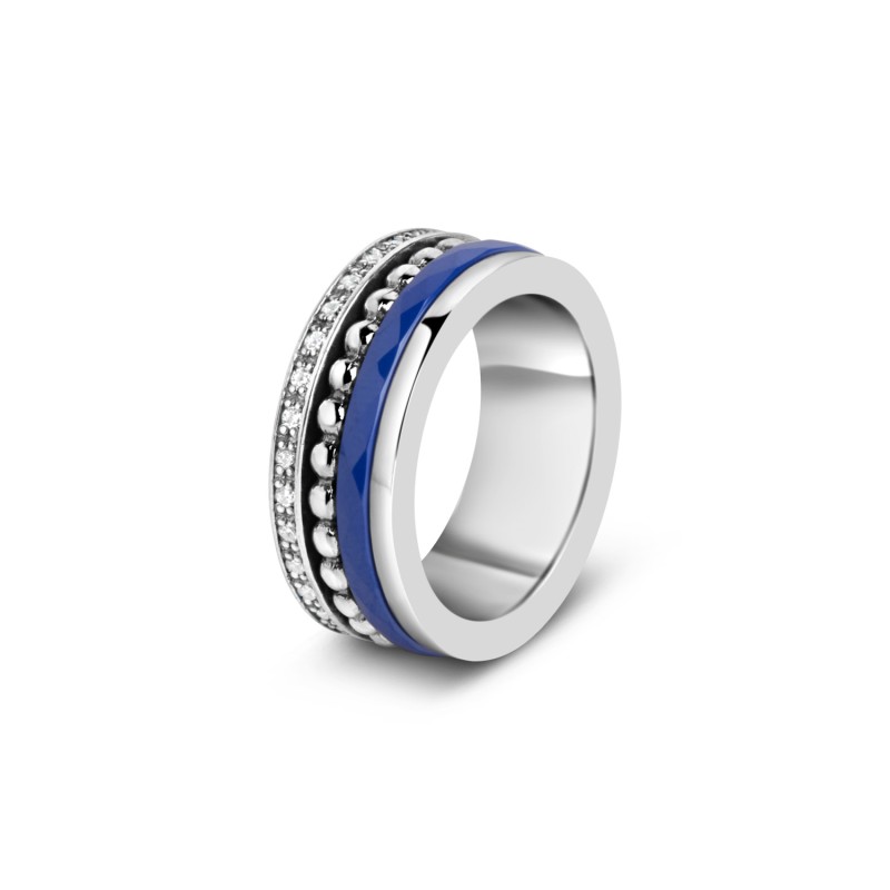 Belina blue ring-Meditation rings-Enomis