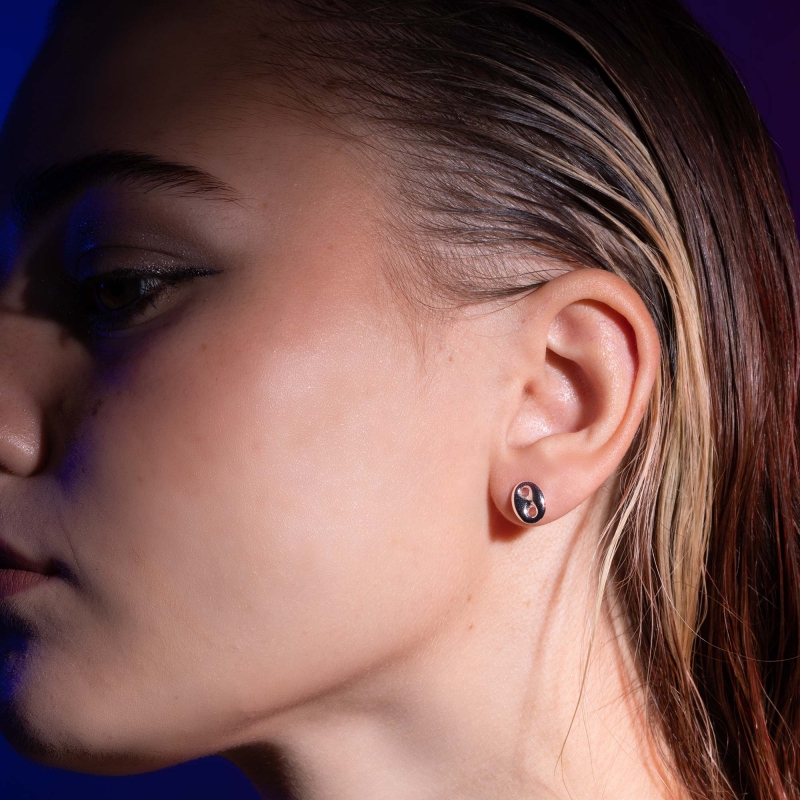 Rania earrings-Argent-Enomis