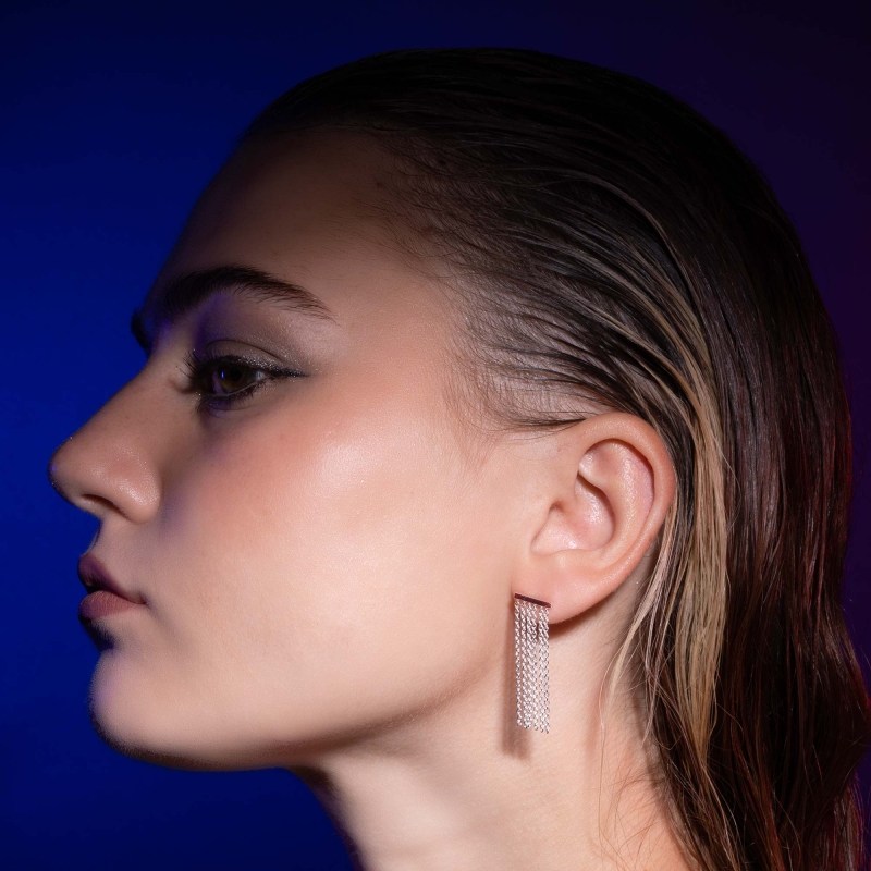 Gloria earrings-Argent-Enomis