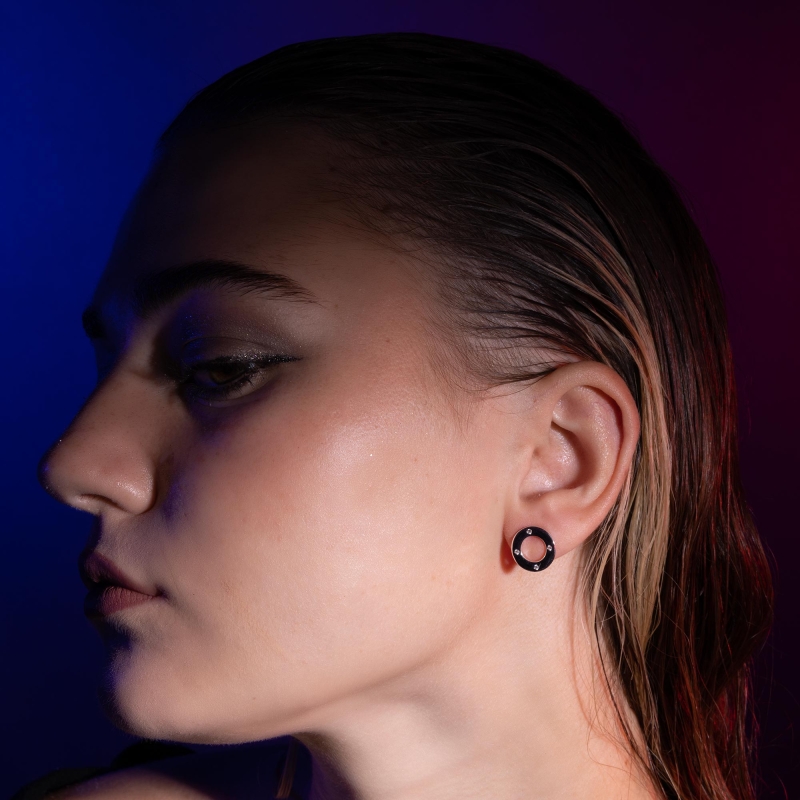 Glyndia earrings-Argent-Enomis