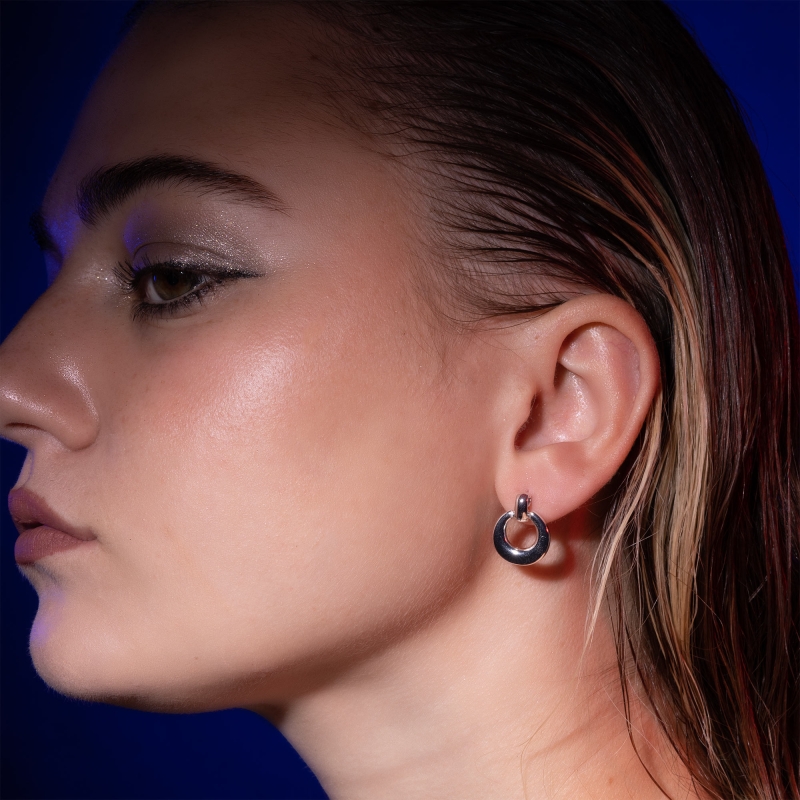 Sharon earrings-Argent-Enomis