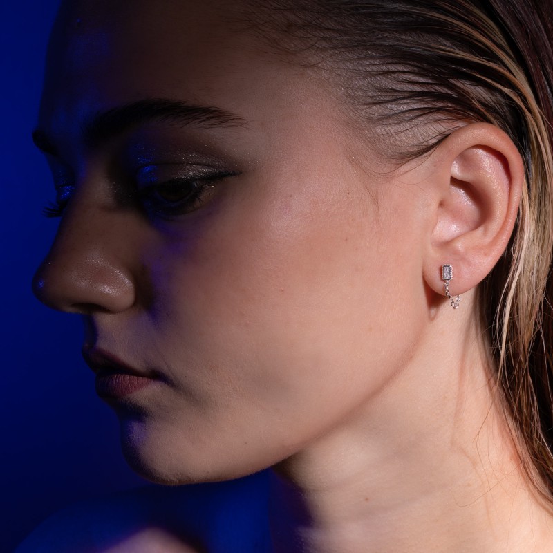 Adriana earrings-Argent-Enomis