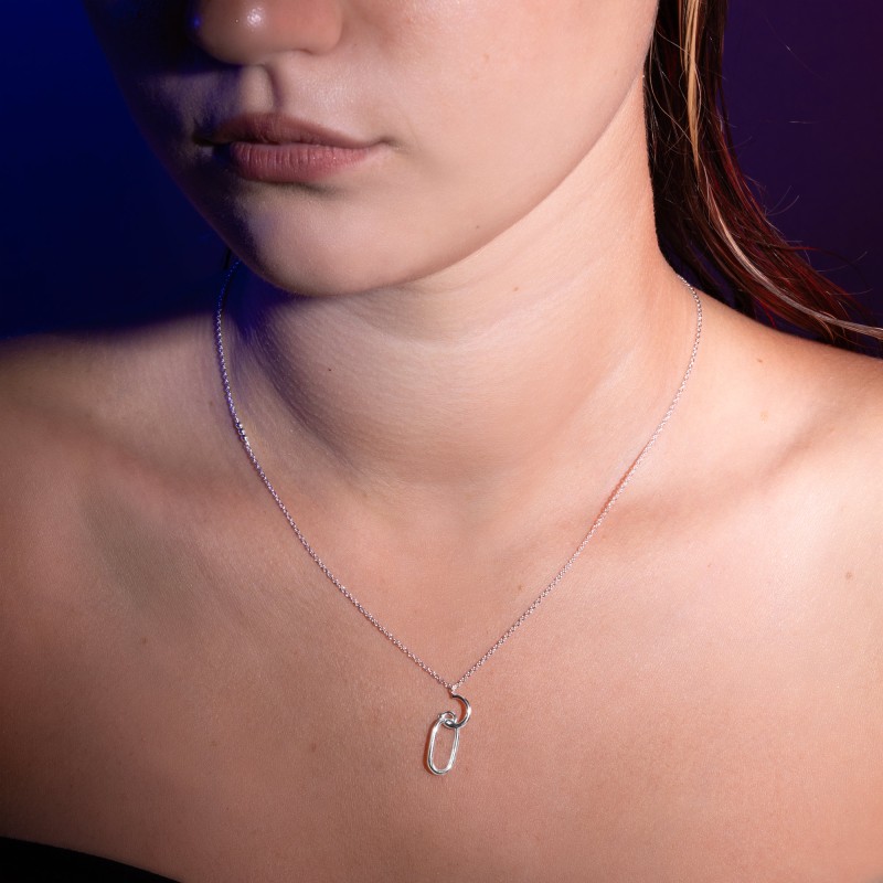 Selena necklace-Argent-Enomis