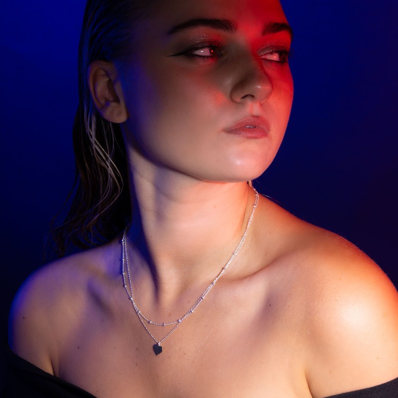 Vanessa necklace-Argent-Enomis