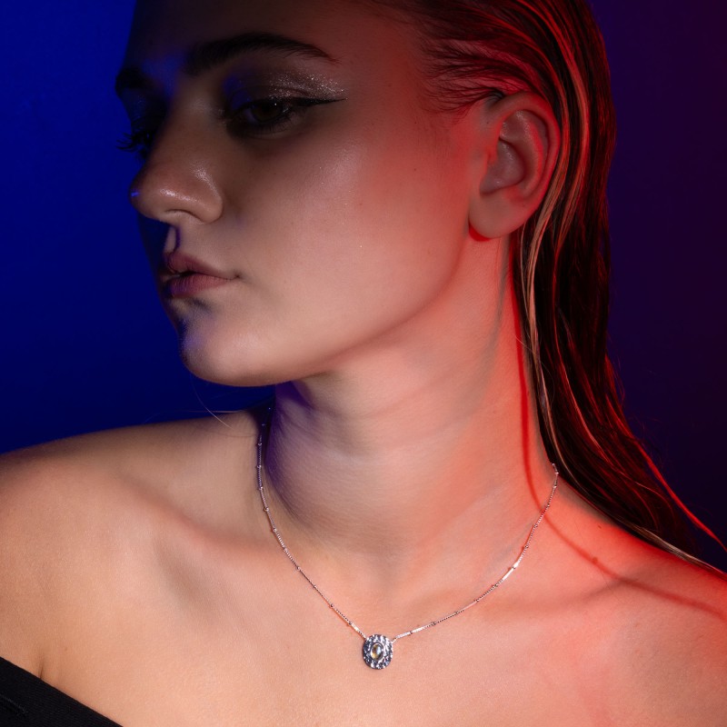 Vanelle necklace-Argent-Enomis