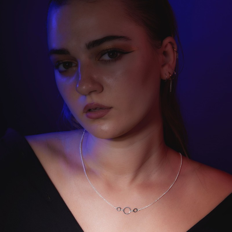 Arlène necklace-Argent-Enomis