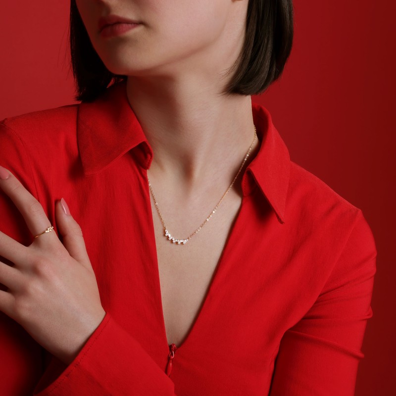 Collier Rhéa plaqué or-Tous les colliers-Enomis